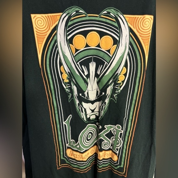 Torrid Marvel Loki Women's Clip Neck Top long sleeve size Large - Picture 5 of 7